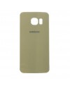 Tapa de Cristal Trasera Samsung Galaxy S6 Edge Dorado