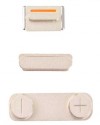 Pack de botones iPhone 5S/SE Plateado