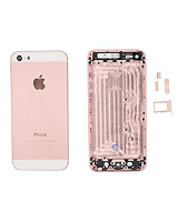 Carcasa Trasera + botones iPhone SE Oro Rosa