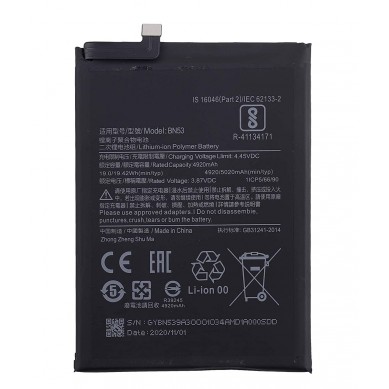 Batería Xiaomi Redmi Note 9 Pro / Pro Max BN53