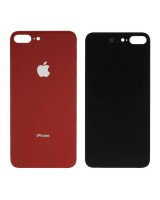 Tapa Trasera de Cristal iPhone 8 Plus Rojo