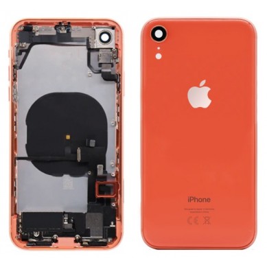 Carcasa Trasera completa con Flex y componentes iPhone XR Coral
