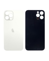 Tapa Trasera de Cristal iPhone 12 Pro (Agujero Ampliado) (EU) (Blanco)