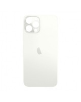 Tapa Trasera de Cristal iPhone 12 Pro (Agujero Ampliado) (EU) (Blanco)