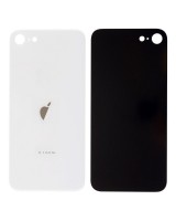 Tapa Trasera de Cristal iPhone SE (2020) (Agujero Ampliado) (EU) (Blanco)