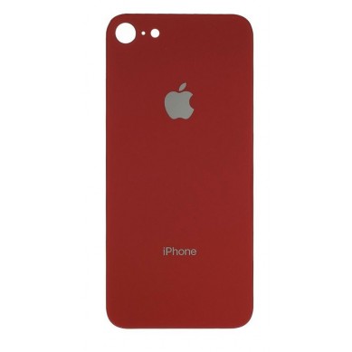Tapa Trasera de Cristal Original iPhone 8 Rojo