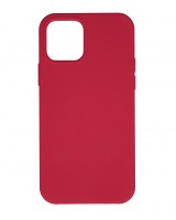 Funda de Silicona Ultra Suave iPhone 12 Mini Rojo Rosado