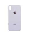 Tapa Trasera de Cristal iPhone Xs Blanca - Agujero Ampliado