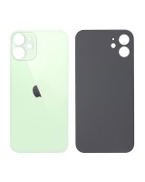 Tapa Trasera de Cristal iPhone 12 (Agujero Ampliado) (EU) (Verde)